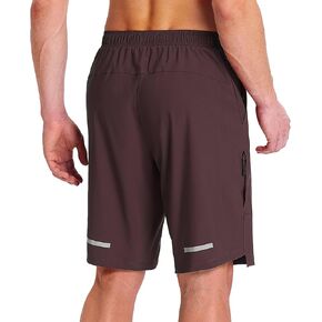 baleaf Men's Mountain Bike Shorts Loose-fit Cycling Shorts MTB Bicycle 9 Inch Zipper Pockets Drawstring Stretchy UPF50+
