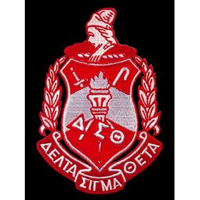 Delta Sigma Theta Sorority Shield Cotton Emblem Patch 3"