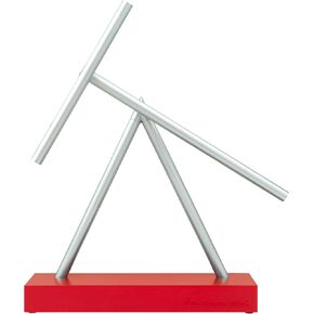 Kinetic Energy Sculpture - Desktop Replica Version (Silver/Red)