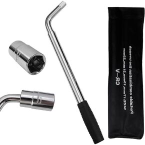 4 Way Lug Wrench 19 "Lug Nut Wretch for Car Tyre Iron Telescoping Wheel Lugh Wrench CRV Lug Nut Remover Renches 17mm 19mm 21mm 23mm.