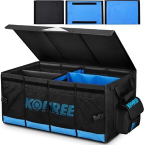 تخزين وتنظيم Kohree RV ، حقيبة تخزين RV قابلة للطي ، منظم RV Caddy لإكسسوارات RV ، حاويات RV تحمل استقرار RV وملحقات كهربائية