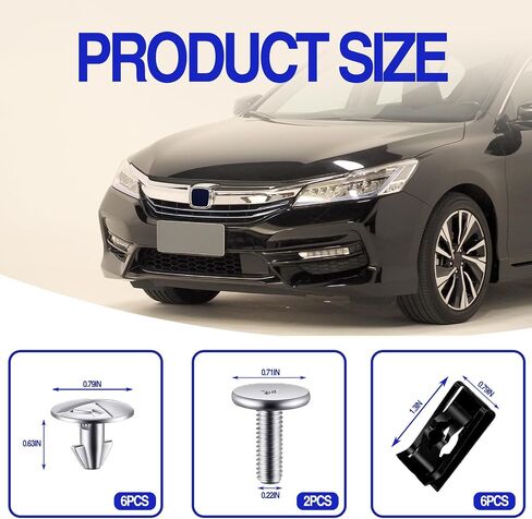 14PCS Engine Splash Shield Hardware Kit – Under Engine Cover Bolts & Clips for Skid Plate & Oil Pan Protection – Replaces 90105-TBA-A00, 90674-TY2-A01 in Saudi Arabia