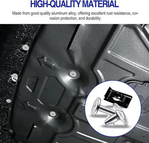 14PCS Engine Splash Shield Hardware Kit – Under Engine Cover Bolts & Clips for Skid Plate & Oil Pan Protection – Replaces 90105-TBA-A00, 90674-TY2-A01 in Saudi Arabia