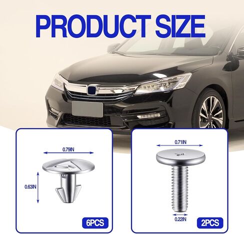 14PCS Engine Splash Shield Hardware Kit – Under Engine Cover Bolts & Clips for Skid Plate & Oil Pan Protection – Replaces 90105-TBA-A00, 90674-TY2-A01 in Saudi Arabia