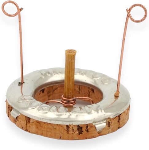 Orthodox Mount Athos Cork Floats for Vigil Lamps - Adjustable Open Cork Floats for Greek Vigil Oil Lamps | Round Floating Wicks | Home Altar Candles | Prayer Corner | for Home or Church Use (5) in Kuwait