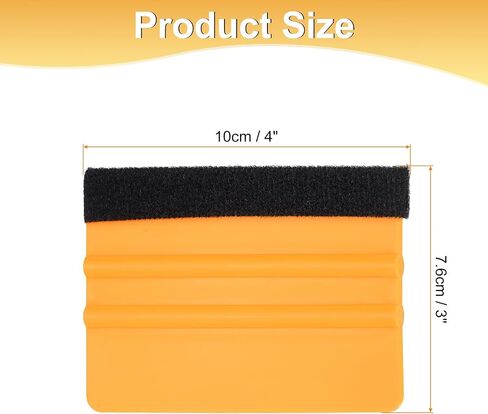 HARFINGTON 10pcs Vinyl Squeegee Felt Edge 4" Squeegee Felt Fabric Decal Vinyl Scraper Car Wallpaper Smoothing Tools Window Privacy Film Glass Tint Squeegee Installation, Green in Saudi Arabia