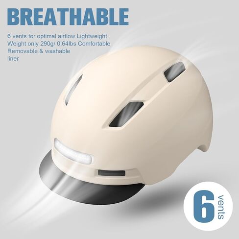 خوذة الدراجة، خوذة ركوب الدراجات للبالغين من Shinmax مع خوذات دراجات أمامية وخلفية LED قابلة لإعادة الشحن عبر USB للرجال والنساء، خوذة دراجة كهربائية قابلة للإزالة للجبال والطرق وركوب الدراجات (أخضر، كبير) in Kuwait