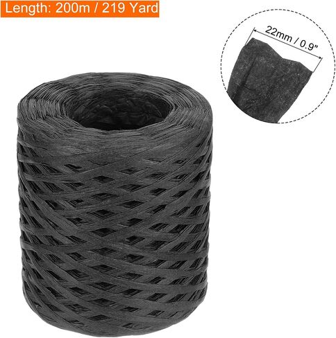 MECCANIXITY Raffia Paper Craft Rope Ribbon Packing Paper Rope 219 Yards Length Handmade Blue for DIY Decoration Gift Packaging in Saudi Arabia