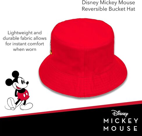Disney Mickey Mouse Bucket Hat, Packable Travel Hat in Saudi Arabia