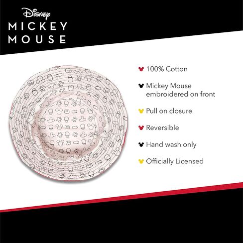 Disney Mickey Mouse Bucket Hat, Packable Travel Hat in Saudi Arabia