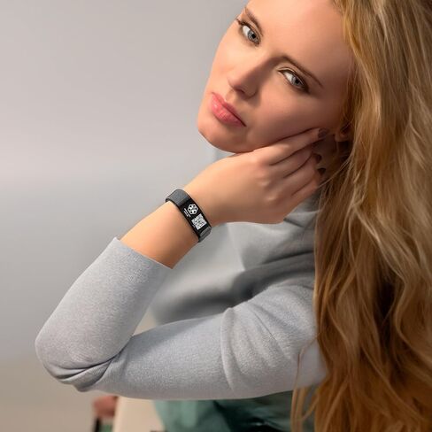 mnmoom Medical ID Bracelet for Women Men with QR Code or NFC, Digitalization Medical Alert Bracelets,Dynamic Web Information in Saudi Arabia