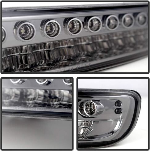 ACANII - For 1999-2006 GMC Yukon Sierra 1500 2500 3500 Chrome Housing LED Bumper Lights Signal Parking Lamps Assembly in Saudi Arabia