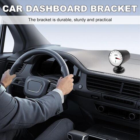 Car 2" 52mm Dual Hole Dash Gauge Pod Holder, ABS Plastic Dual Gauge Console Dashboard Pod Mount, Universal Housing Pod Meter Cup Gauge to Vehicle's Dash, Car Accessories in Saudi Arabia