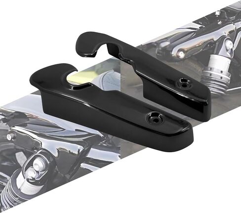 Rear Fender Strut Set Mudguard Mudflap Support Cover Side Turn Signal Light Bracket Fit For Harley Sportster Iron XL 883 1200 48 72 2004-2023 (Gloss Black) in Kuwait