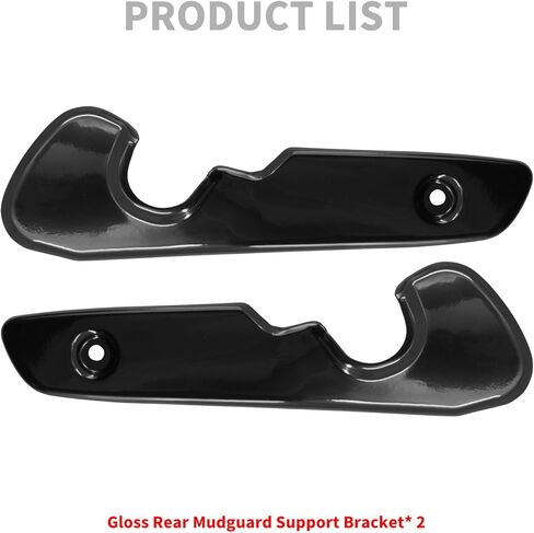 Rear Fender Strut Set Mudguard Mudflap Support Cover Side Turn Signal Light Bracket Fit For Harley Sportster Iron XL 883 1200 48 72 2004-2023 (Gloss Black) in Kuwait