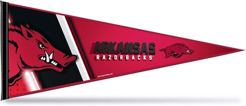 Rico Industries NCAA Louisiana-Lafayette Ragin Cajuns Primary 12" x 30" Soft Felt Pennant - EZ to Hang - Home Décor (Game Room, Man Cave, Bed Room) in Saudi Arabia