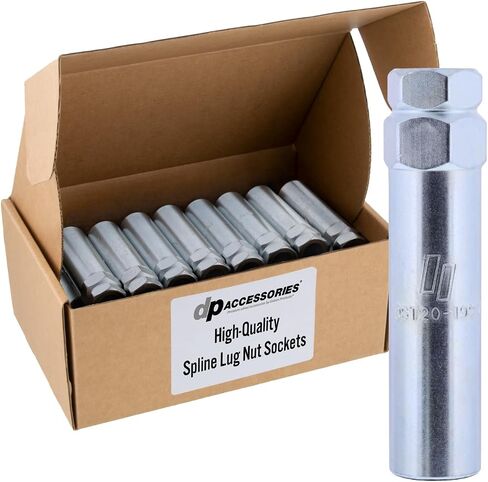 DPAccessories 6-Spline Tool Socket Adapter for Small Spline Lug Nuts (3/4" & 13/16" Hex) - Pack of 1 - DST20-1921Z/001 in Kuwait