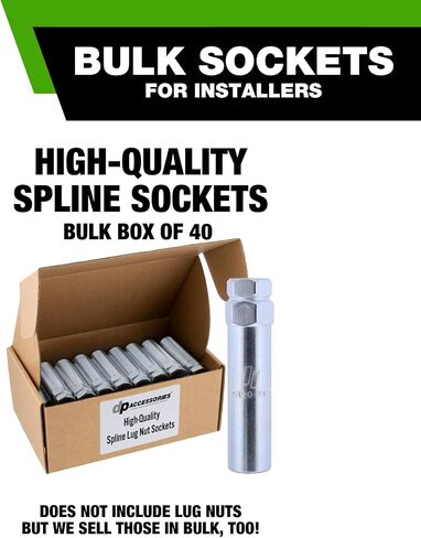 DPAccessories 6-Spline Tool Socket Adapter for Small Spline Lug Nuts (3/4" & 13/16" Hex) - Pack of 1 - DST20-1921Z/001 in Kuwait