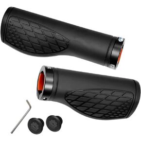 GORIX Bike Ergo Grips Bar End Cycle Lock On Handlebar Mountain Bicycle MTB [95mmｘ95mm・128mmｘ95mm](GX-AGOO)