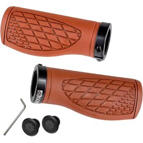 GORIX Bike Ergo Grips Bar End Cycle Lock On Handlebar Mountain Bicycle MTB [95mmｘ95mm・128mmｘ95mm](GX-AGOO)