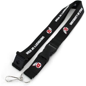 aminco NCAA unisex Ncaa Team Lanyard, Black