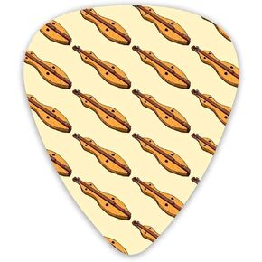 Dulcimer Music Pattern Classic Guitar Picks Dulcimer Pick 12-Pack