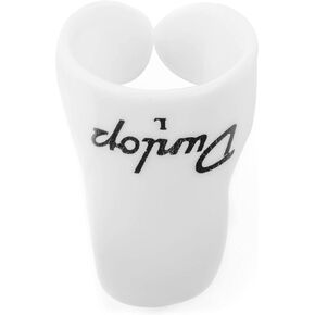 JIM DUNLOP 9021R White Plastic Fingerpicks, Large, 12/Bag