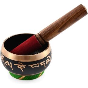 Handmade Tibetan Singing Bowl Buddhist Mantra Sound Bowl Set Meditation Yoga Stress Relief Gifts For Women