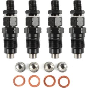 093400-7040 Fuel Injectors 4Pcs Compatible with Toyota Hilux Surf Prado 1KZ-TE 3.0L Diesel Engine Fuel Injector Replacement