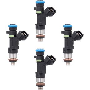 Fuel Injector 10 Holes Compatible with Nissan Altima 2.5L I4,Rogue 2.5L I4,Rogue Select 2.5L I4,Sentra 2.5L I4 Replaces OE 0280158130 FJ1020 16600JA000 (Set of 4)