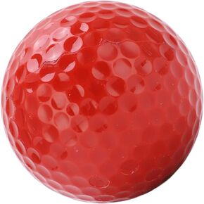 Golf Floating Ball, 2 Layers Golf Floating Ball Float Water Range Outdoor Sports Golf Practice Training Balls(red) Leisure Sports