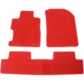 Floor Mat Compatible with 2006-2011 Honda Civic, Factory Fitment Car Front & Rear Nylon Car Floor Carpets Carpet Liner by IKON MOTORSPORTS, 2007 2008 2009 2010