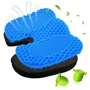 وسادة جل على شكل قرص العسل غير قابلة للانزلاق، للجلوس في قوارب الكاياك والزورق والقوارب وصيد الأسماك، وسادة جل على شكل قرص العسل لقوارب الكاياك (أزرق) in Kuwait