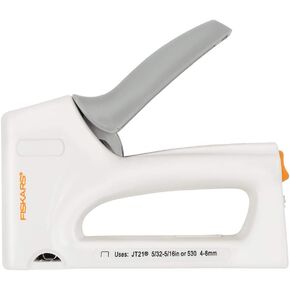 Fiskars 132460-1001 Crafts Precision Staple Gun, White/Grey