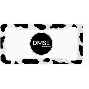 DMSE Plastic License Plate Frame Cover Holder Cool Decorative Design for Any Vehicle Car or Truck (Animal Paw)