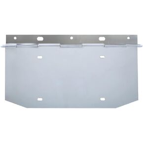 United Pacific 10511 Heavy-Duty Chrome License Plate Angled Holder w/Hinge, Steel Construction, Strong Hinge – ONE Unit