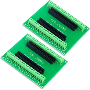 KeeYees 2pcs ESP32 Breakout Board Shield GPIO 1 into 2 for 30PIN ESP32 Development Board