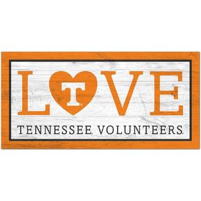 Fan Creations NCAA Tennessee Volunteers Unisex University of Tennessee Love Sign, Team Color, 6 x 12 (C1066-Tennessee)