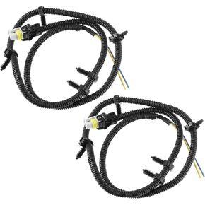 X AUTOHAUX 2 Pcs ABS Wheel Speed Sensor Wiring Harness Rear Left Right 10340314 10340316 for Pontiac Aztek Montana for Cadillac CTS SRX STS for Chevy Uplander