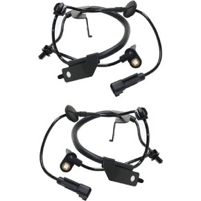 2PCS ABS Speed Sensor Front Left & Right Side Fit for Chrysler 200 (11-14) / Chrysler Sebring (07-10) / Dodge Avenger (08-14) / Dodge Journey (09-20) 5085822AC /5085823AC