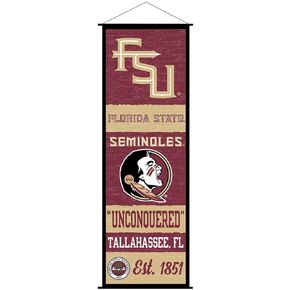 Florida State Seminoles Banner and Scroll Sign