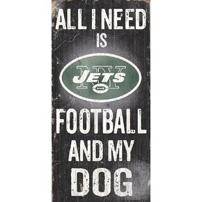 Fan Creations N0640 New York Jets Football and My Dog Sign