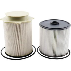 68436631AA Fuel and Water Separator Filter and 68157291AA Fuel Filter for 2019-2020 2500 3500 4500 5500 Ram 6.7L Turbo Diesel Engines Replace 68065608AA PF46152 Element