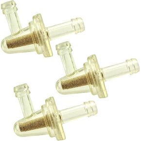 In Line Fuel Filter 90 Degree For 3/16" or 1/4"Fuel Line Snowmobile Motorcycle Dirt Bike ATV UTV Quad