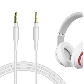 GEEKRIA Audio Cable Compatible with Beats Studio Pro, Solo3, Solo2, SoloHD, Studio3, Studio2, Studio, Mixr, Pro Cable, 3.5mm Aux Replacement Stereo Cord (4 ft/1.2 m)