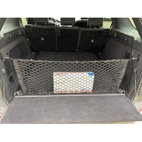 Trunk Envelope Style Automotive Elastic Mesh Cargo Net for Land Rover Discovery 2017-2023 - Premium Trunk Organizers and Storage - Luggage Net for SUV - Best Car Organizer for Land Rover Discovery