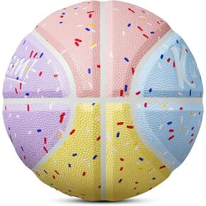 Kuangmi Youth Basketball Size 5(27.5") for Junior Teen Boys Girls Indoor Outdoor Play Game Training
