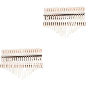 5 Sets Thumb Piano Accessories DIY Kits Thumb Pianos DIY 17 Keys Kalimba DIY Finger Piano Kit Handmade Kalimba Kit Thumb Piano Handmade Kit DIY Thumb Piano Accessories Pick