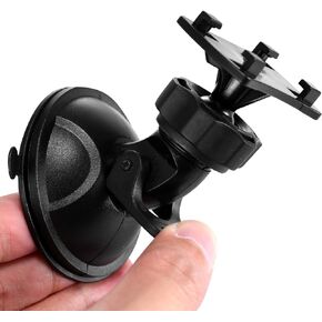 Vehicle Dashboard Windshield Suction Cup Mounting Bracket - Replacement Mount Holder for Display Monitors of Automotive Dash Cam, Car Parking Aid System, Portable GPS Navigator