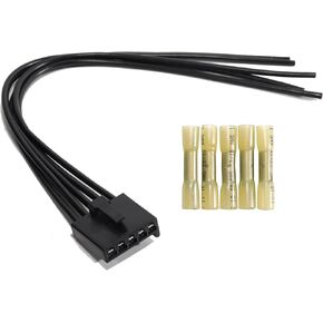 WPT1285 AC Fan Blower Motor Resistor Wire Harness for 1994-2016 GMC Chevy Ford Buick Pontiac Wire Assembly # WPT1285, 12167129